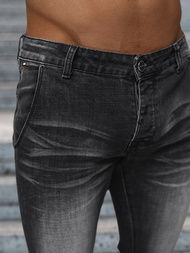 Ανδρικό τζιν παντελόνι mαύρος OZONEE NB/MP0091N