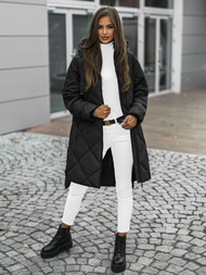 Γυναικείο μπουφάν μαύρο OZONEE JS/5M3168/392Z