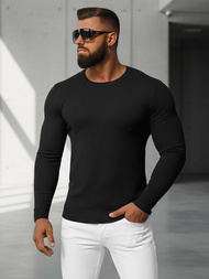 Ανδρικό πουλόβερ μαύρο OZONEE NB/MMB602/4Z