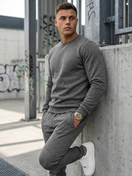 Ανδρικό σετ φόρμας γραφίτη OZONEE JS/68C10380/3Z