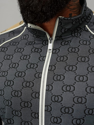 Ανδρικό σετ φόρμας μαύρο OZONEE O/FF5110AB