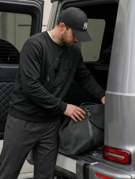 Ανδρικό Φούτερ μαύρο OZONEE JS/8B1991/3