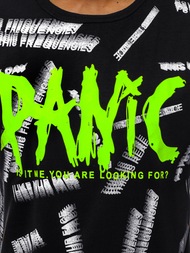 Ανδρικό μπλουζάκι μαύρο OZONEE JS/KS1998