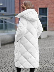 Γυναικείο μπουφάν λευκό OZONEE JS/5M3173/281Z