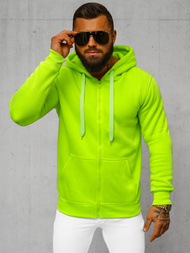 Ανδρικό Φούτερ με Κουκούλα γαλαζοπράσινο OZONEE JS/2008/72Z