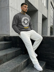 Ανδρικό Φούτερ γραφίτη OZONEE JS/8B1768/5