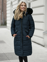 Γυναικείο μπουφάν ναυτικό μπλε OZONEE O/W377