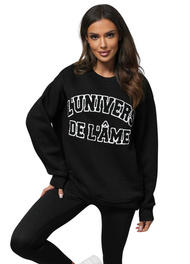 φούτερ μαύρο OZONEE O/SWE23055