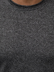 Ανδρικό μπλουζάκι σκούρο-γραφίτη OZONEE JS/S01Z