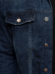 Ανδρικό τζιν μπουφάν σέρπα ναυτικό μπλε OZONEE NB/MJ517BSZ