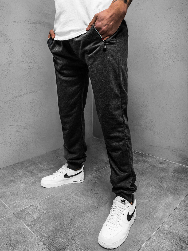 Ανδρικό παντελόνι φόρμας γραφίτη JS/XW006SZ