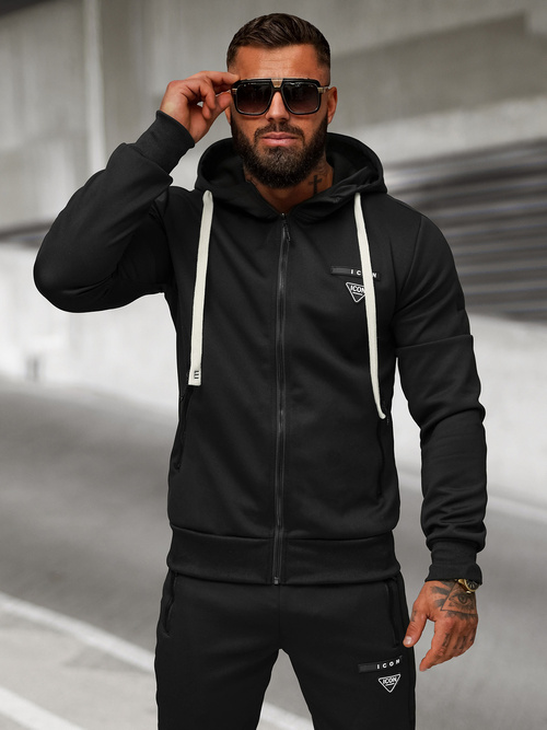 Ανδρικό σετ φόρμας μαύρο OZONEE O/LN11760