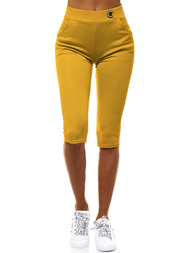 Γυναικείο κοντό κολάν κάμελ OZONEE JS/1027/B10