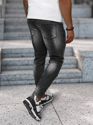 Ανδρικό τζιν παντελόνι mαύρος OZONEE NB/MP0155N