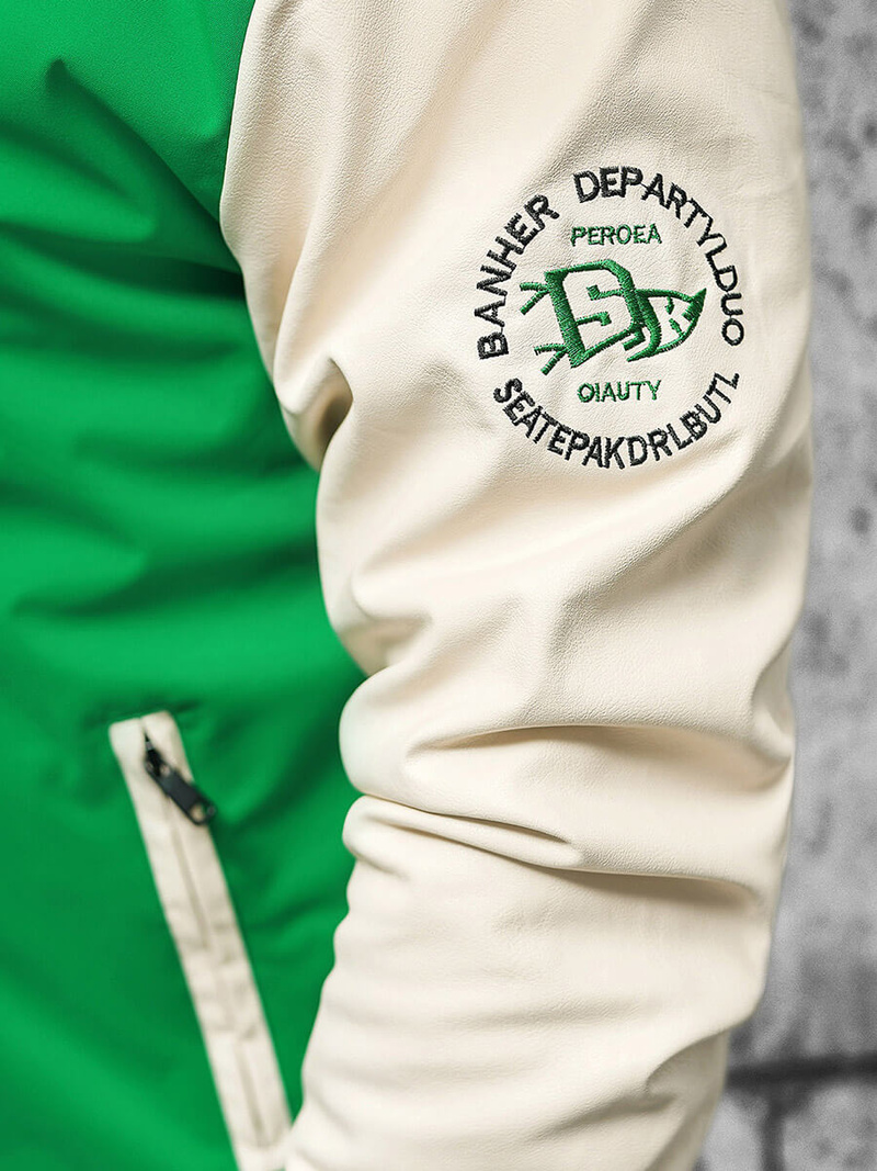 Ανδρικό μπουφάν Πράσινος OZONEE JS/84M3021/236