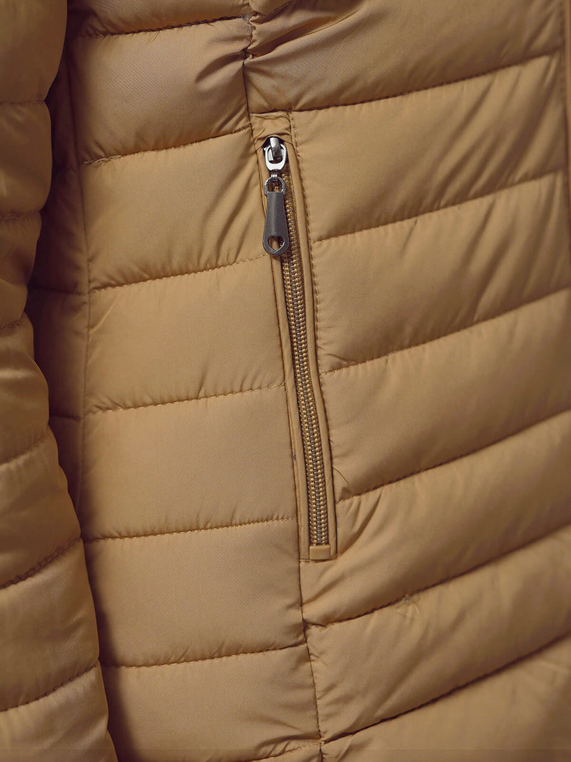 Γυναικείο μπουφάν Σκούρο μπεζ OZONEE JS/16M9109/84