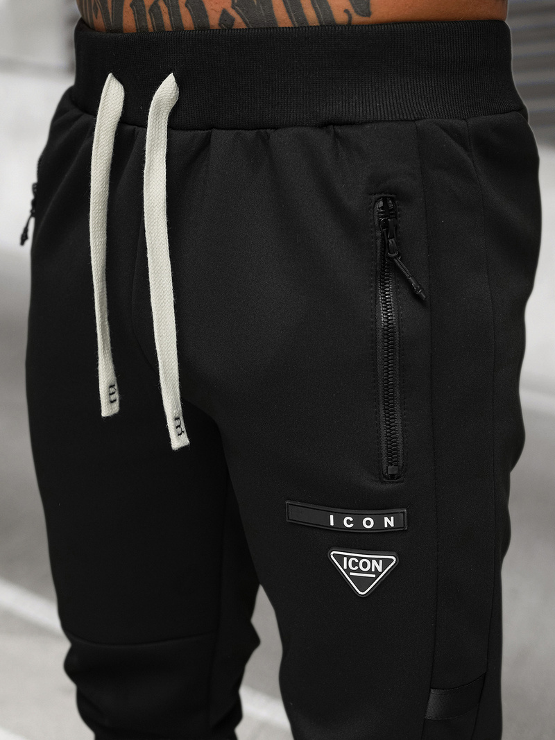 Ανδρικό σετ φόρμας μαύρο OZONEE O/LN11760