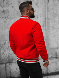 Ανδρικό χειμερινό μπουφάν το κόκκινο OZONEE JS/84M3013/270