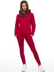 Γυναικείο παντελόνι φόρμας μπορντό OZONEE JS/CK01