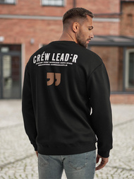 Ανδρικό Φούτερ μαύρο OZONEE JS/65B3917/3