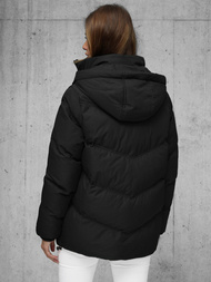 Γυναικείο μπουφάν μαύρο OZONEE JS/5M3251/392Z