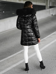 Γυναικείο μπουφάν mαύρος OZONEE JS/16M9120/392Z