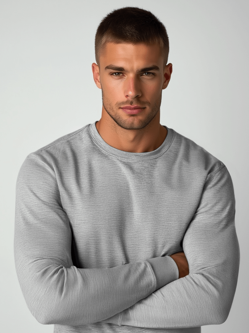 Ανδρικό Φούτερ γκρι OZONEE JS/2001-10Z