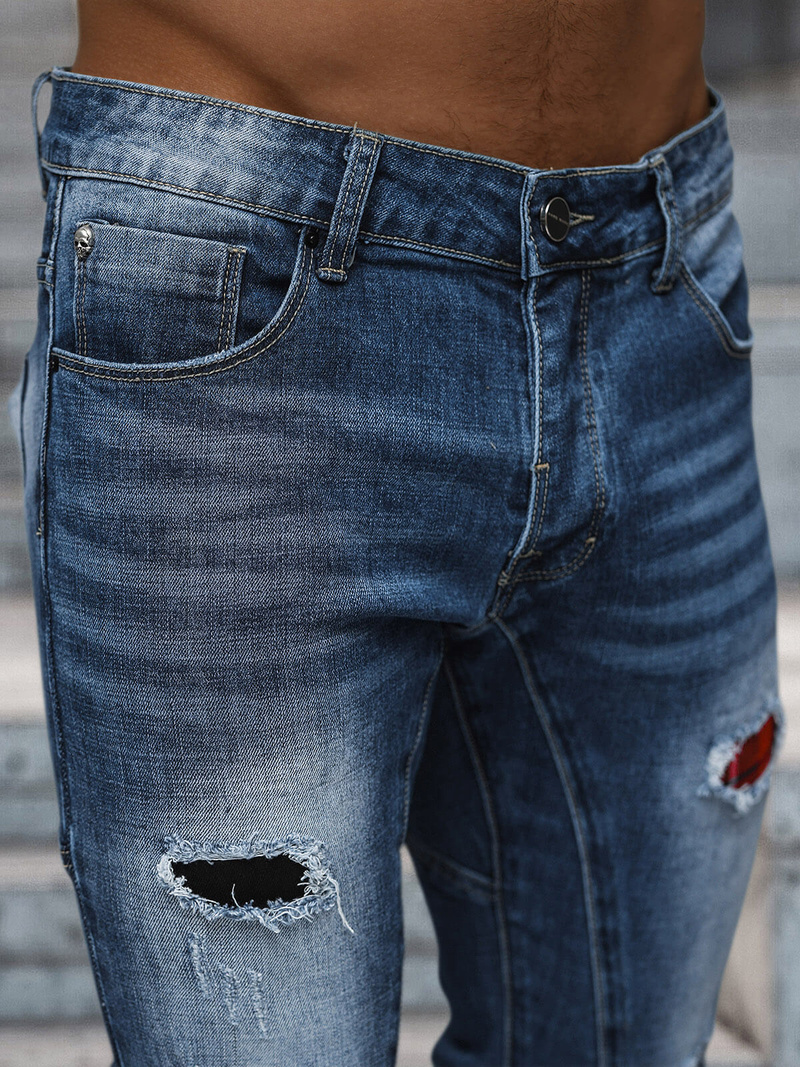 Ανδρικό τζιν παντελόνι μπλε OZONEE NB/MP0050B