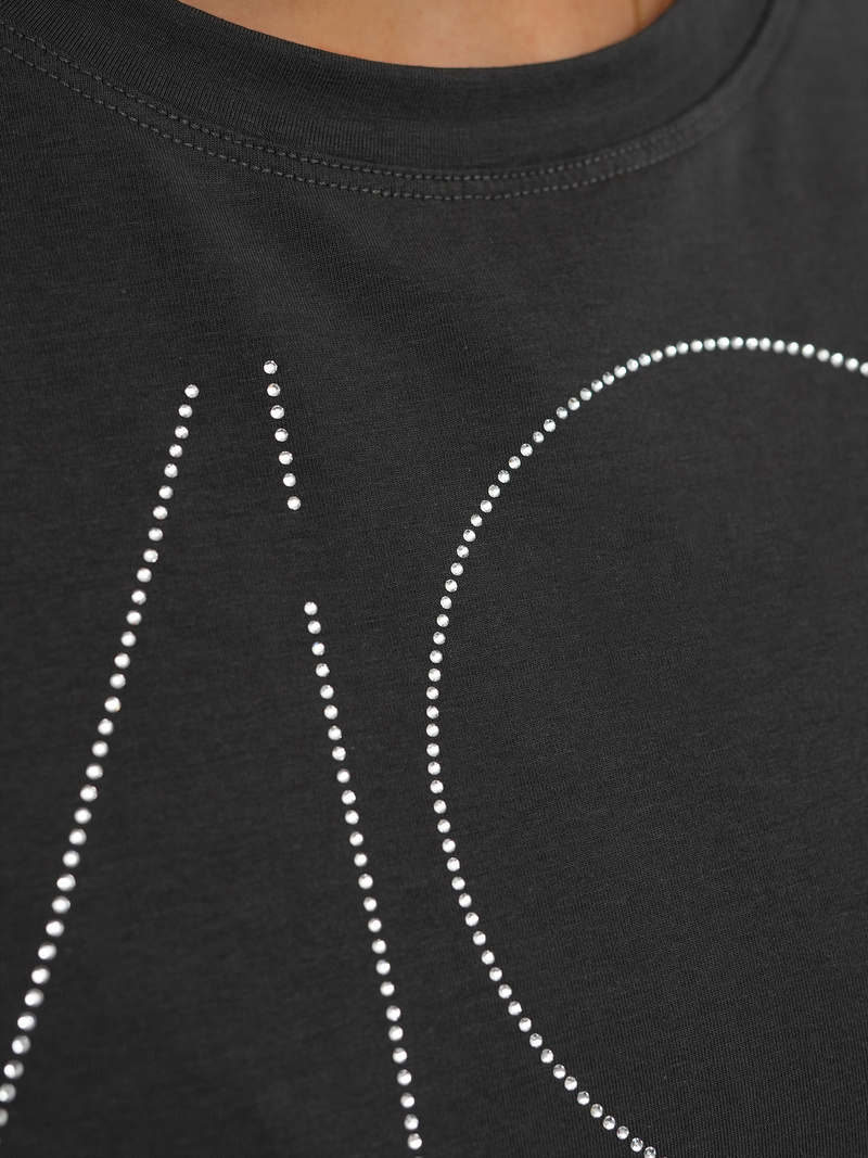 Γυναικείο μπλουζάκι γραφίτη OZONEE JS/YJ77841