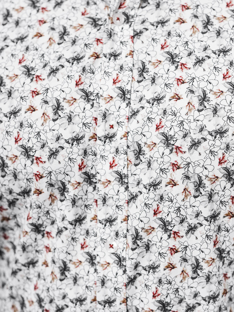 Ανδρικό πουκάμισο λευκό OZONEE O/V60