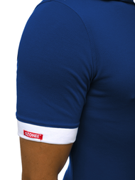 Ανδρικό μπλουζάκι με κουκούλα ινδικό OZONEE O/1273Z