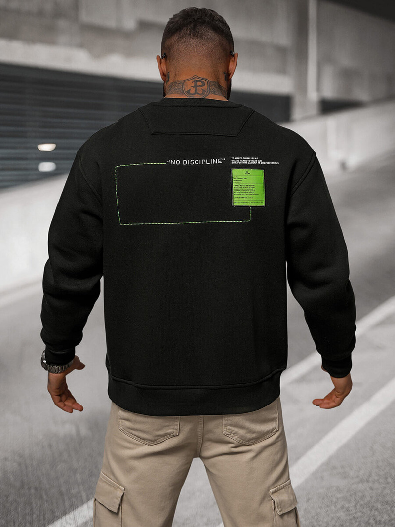 Φούτερ μαύρο OZONEE O/SWE23022