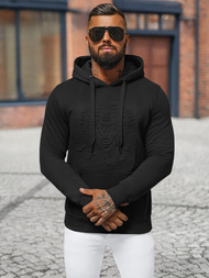 Ανδρικό Φούτερ με kουκούλα μαύρο OZONEE NB/MF2012