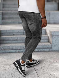 Ανδρικό τζιν παντελόνι mαύρος OZONEE NB/MP0069N