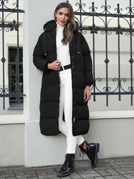 Γυναικείο μπουφάν μαύρο OZONEE JS/5M3163/392Z