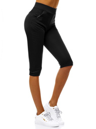 Γυναικείο κοντό κολάν μαύρο OZONEE JS/1027/E1