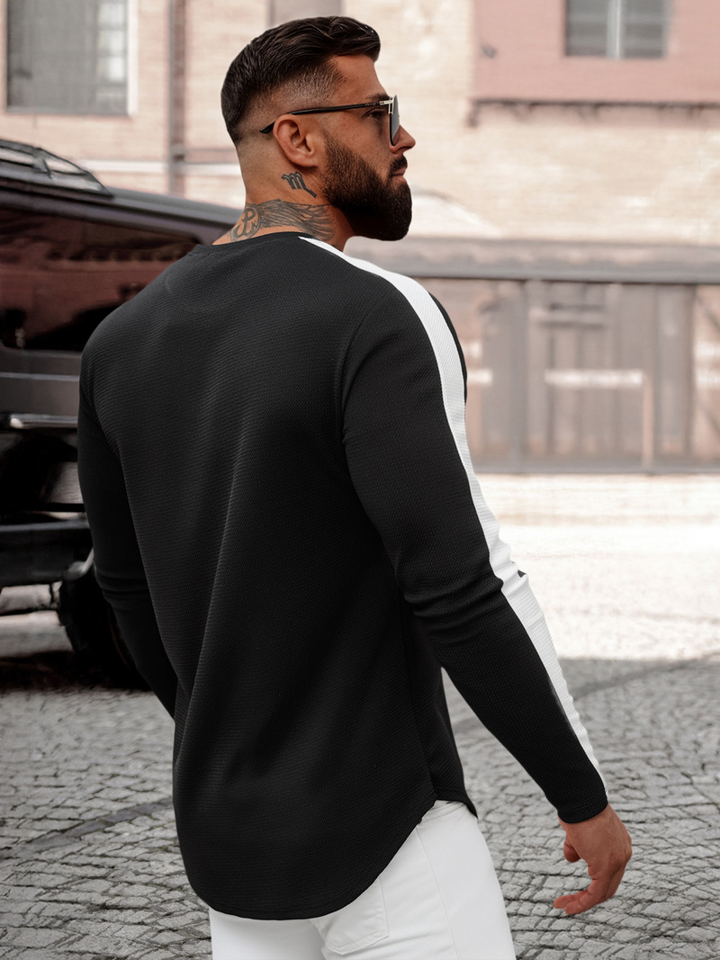 Ανδρικό Φούτερ μαύρο OZONEE O/D7197