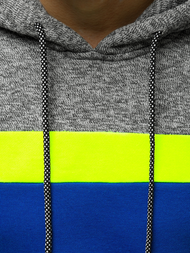 Ανδρικό Φούτερ με Κουκούλα γκρι OZONEE JS/KS2239