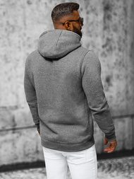 Ανδρικό Φούτερ με kουκούλα γραφίτη OZONEE NB/MF2007