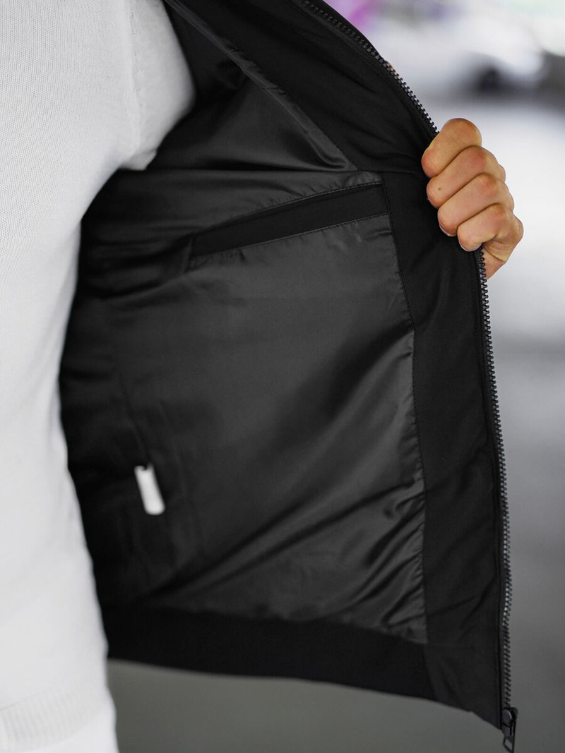 Ανδρικό χειμερινό μπουφάν Λευκό και άσπρο OZONEE JS/31M5030/392Z