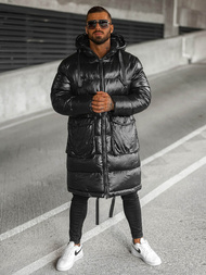 Ανδρικό χειμερινό μπουφάν μαύρη OZONEE O/M3205Z