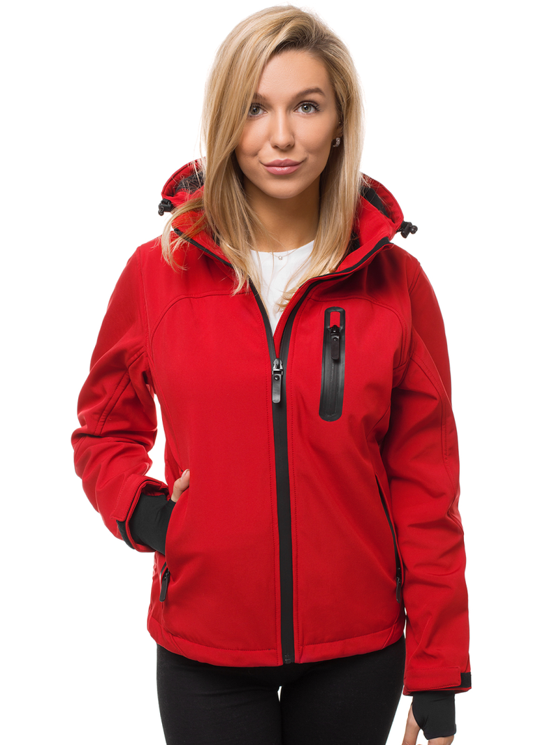 Γυναικείο μπουφάν Softshell Κόκκινο OZONEE N/4849