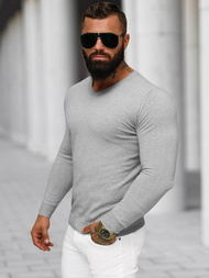 Ανδρικό πουλόβερ Γκρί OZONEE NB/MMB601/2Z