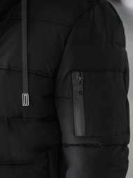 Ανδρικό μπουφάν mαύρος OZONEE JS/31M5003Z