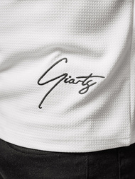 Ανδρικό μπλουζάκι λευκό OZONEE O/L1192