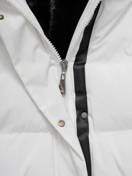 Γυναικείο μπουφάν λευκό OZONEE JS/5M3233/281