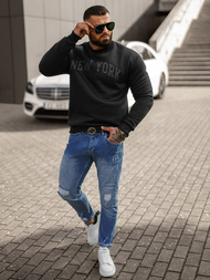 Ανδρικό Φούτερ μαύρο OZONEE JS/8B1362/3