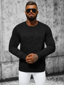 Ανδρικό Φούτερ μαύρο OZONEE NB/MF2010