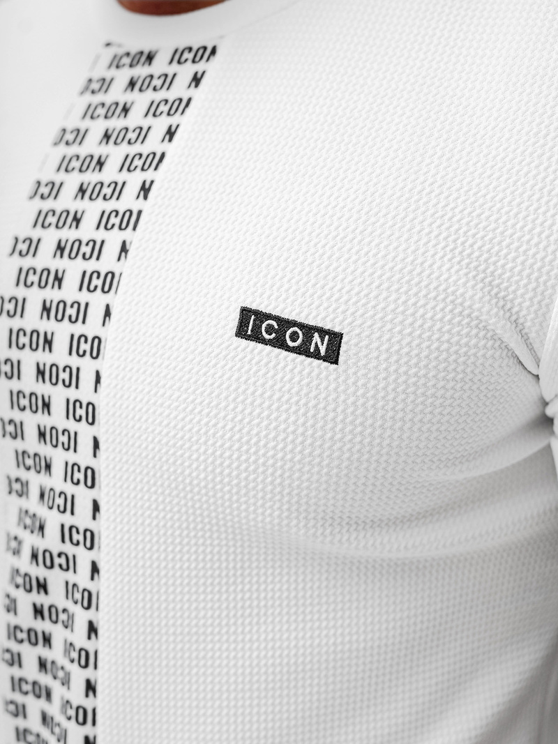 Ανδρικό μπλουζάκι λευκό OZONEE O/B1211