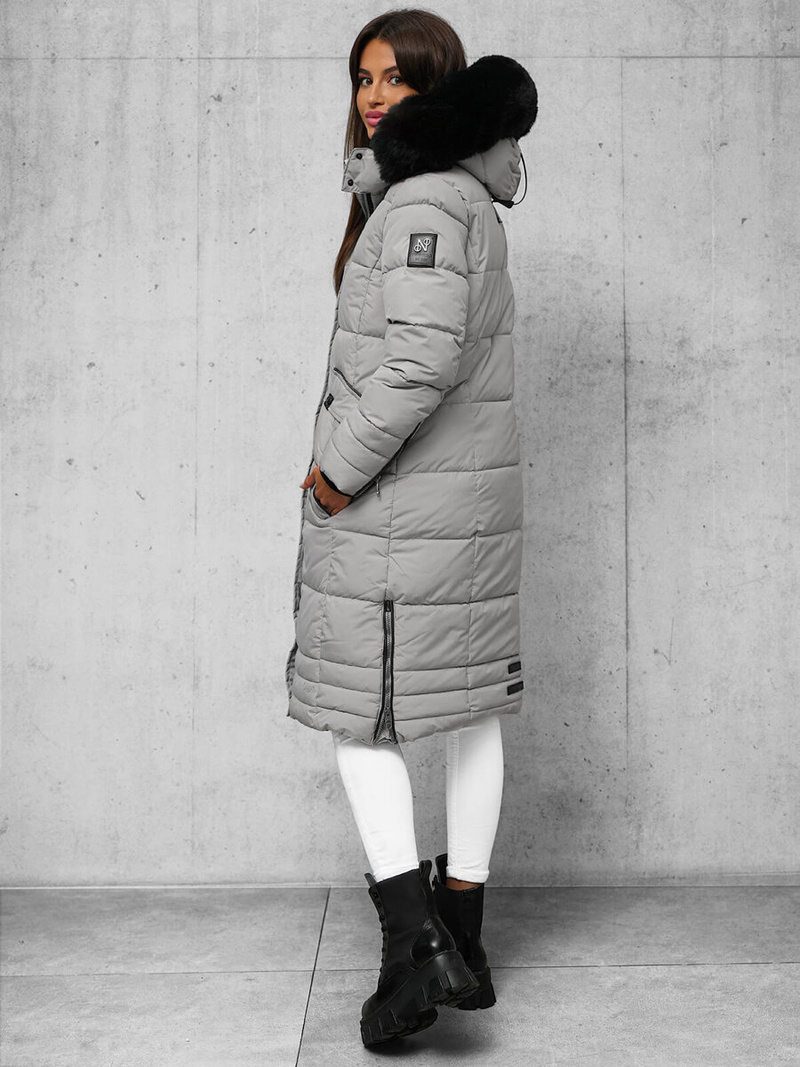 Γυναικείο μπουφάν Γκρί OZONEE O/W377